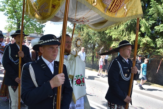 Procesja Bożego Ciała w Miętustwie