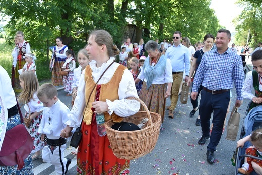 Procesja Bożego Ciała w Miętustwie