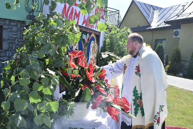 Procesja Bożego Ciała w Miętustwie