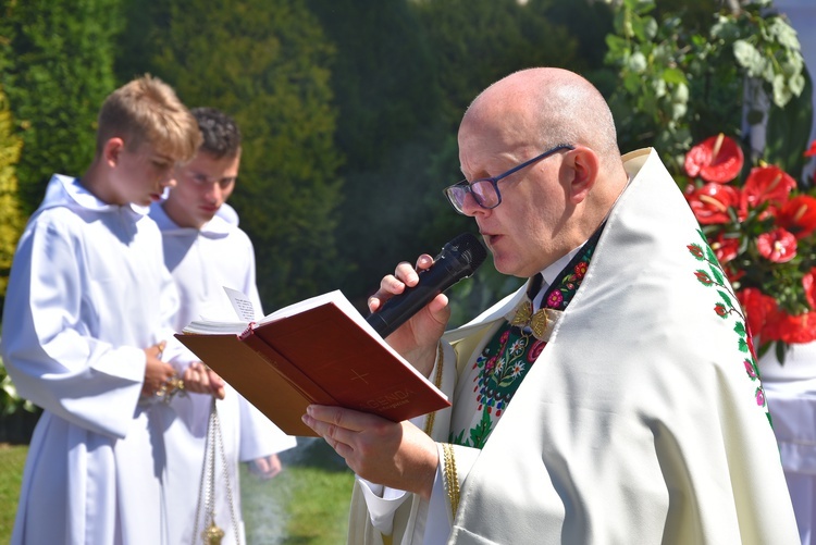 Procesja Bożego Ciała w Miętustwie