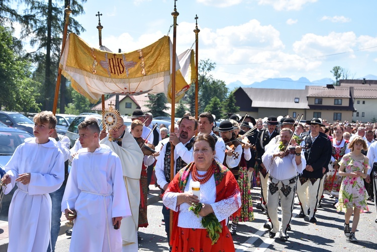 Procesja Bożego Ciała w Miętustwie