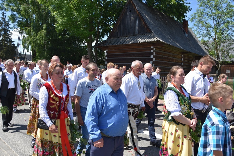 Procesja Bożego Ciała w Miętustwie