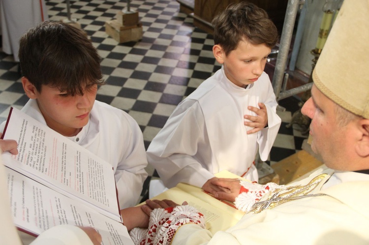 Ujanowice. Błogosławieństwo nowych lektorów