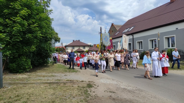 Procesja Bożego Ciała w Brzeziej Łące