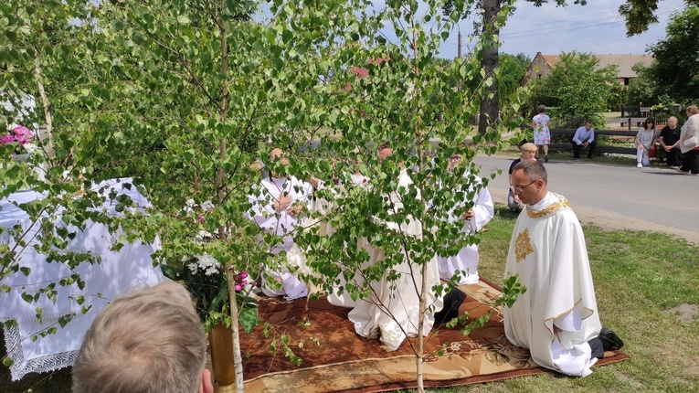 Procesja Bożego Ciała w Brzeziej Łące