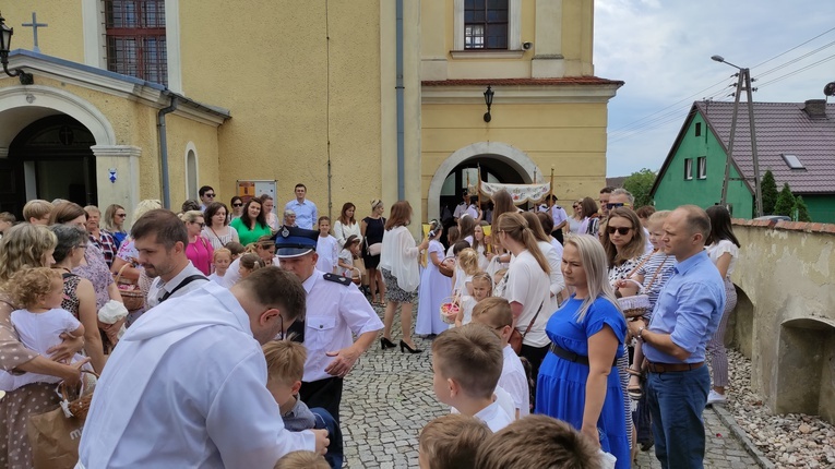 Procesja Bożego Ciała w Brzeziej Łące