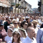 Procesja Bożego Ciała w centrum Radomia