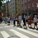 Procesja Bożego Ciała w centrum Radomia