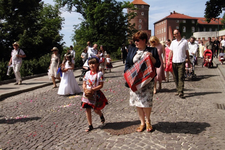 Procesja Bożego Ciała w Krakowie 2022