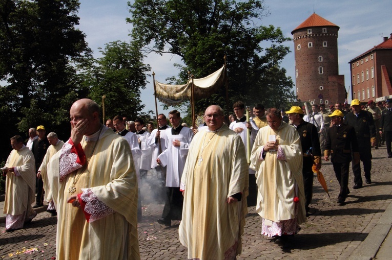 Procesja Bożego Ciała w Krakowie 2022