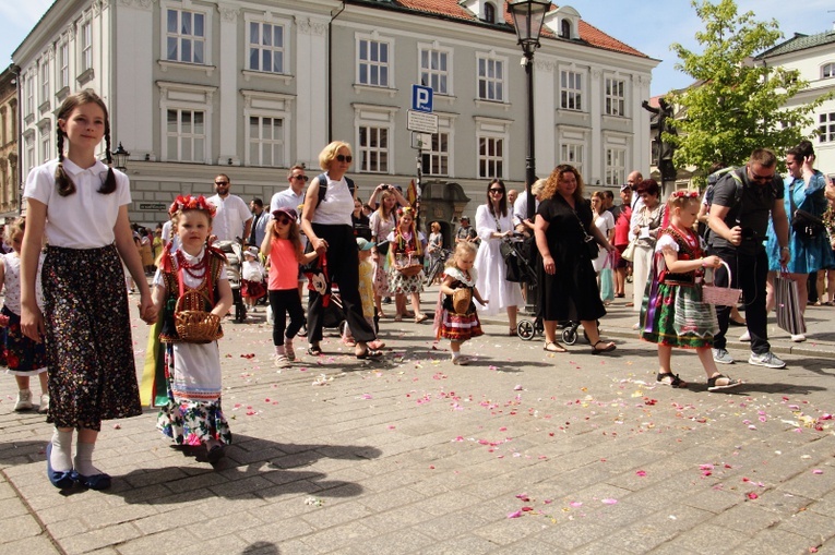 Procesja Bożego Ciała w Krakowie 2022