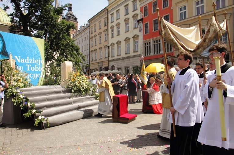 Procesja Bożego Ciała w Krakowie 2022