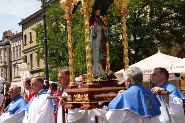 Procesja Bożego Ciała w Krakowie 2022