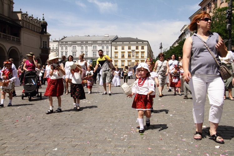 Procesja Bożego Ciała w Krakowie 2022