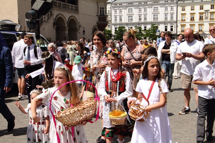 Procesja Bożego Ciała w Krakowie 2022