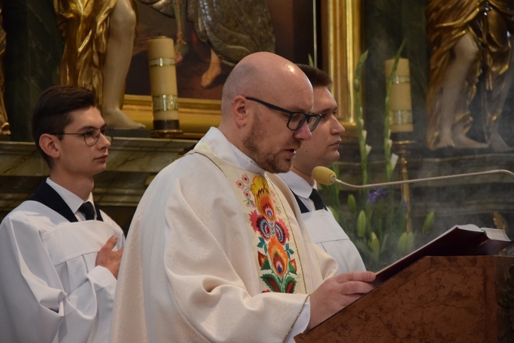 Boże Ciało w Łowiczu. Eucharystia.