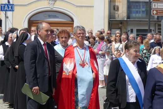 Procesja Bożego Ciała z katedry św. Mikołaja w Bielsku do Białej - 2022