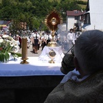 Boże Ciało w Ochotnicy Dolnej