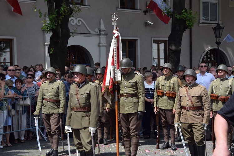 Boże Ciało w Łowiczu. Procesja.