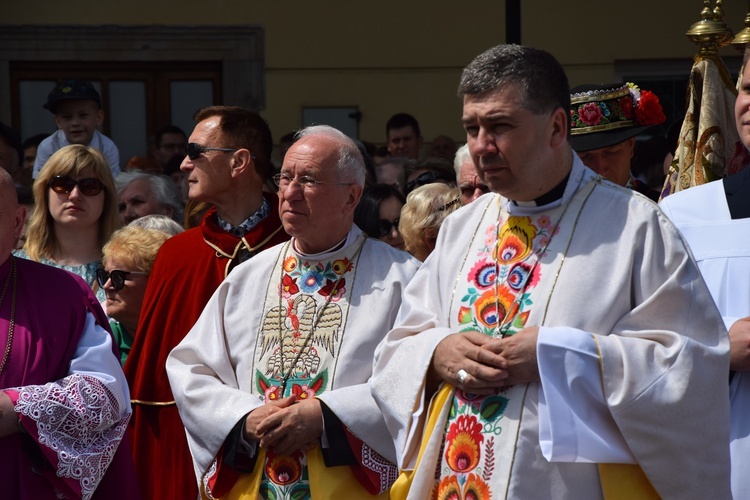 Boże Ciało w Łowiczu. Procesja.