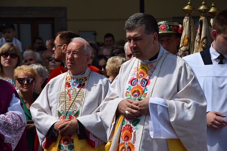 Boże Ciało w Łowiczu. Procesja.
