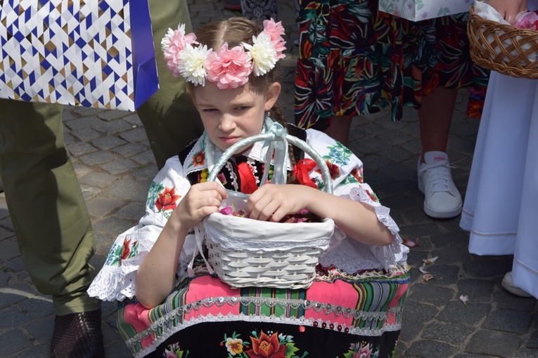 Boże Ciało w Łowiczu. Procesja.