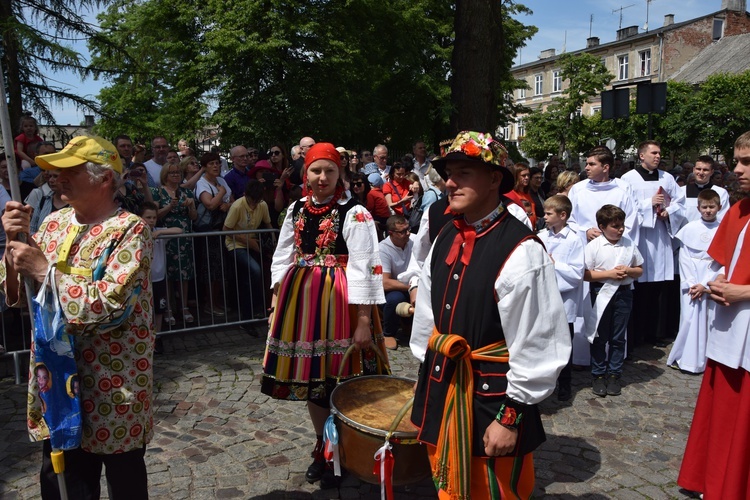 Boże Ciało w Łowiczu. Procesja.