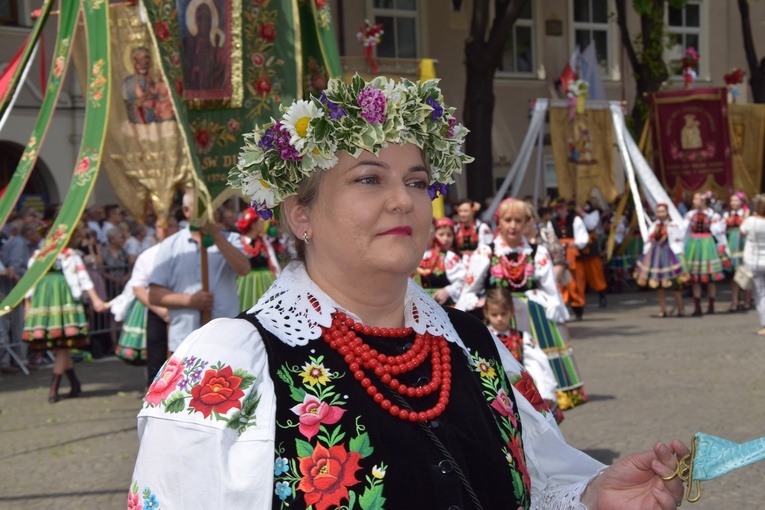 Boże Ciało w Łowiczu. Procesja.