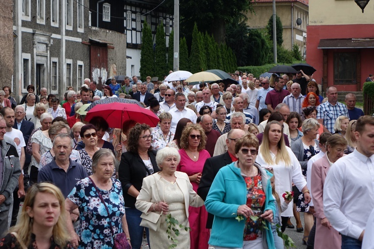 Boże Ciało u św. Barbary w Walimiu