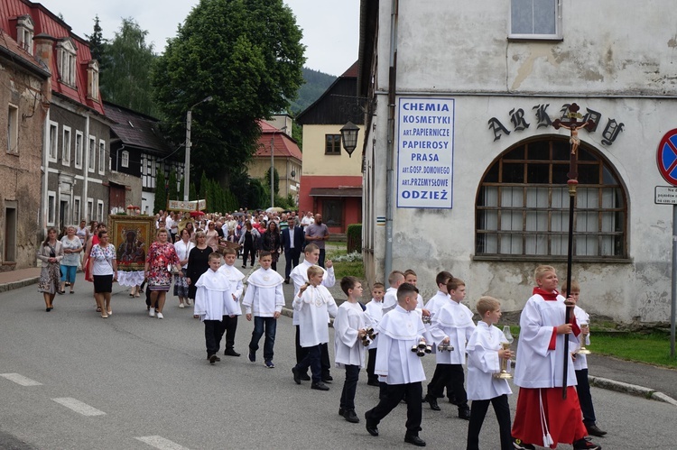 Boże Ciało u św. Barbary w Walimiu