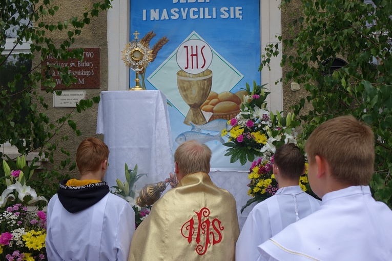 Boże Ciało u św. Barbary w Walimiu