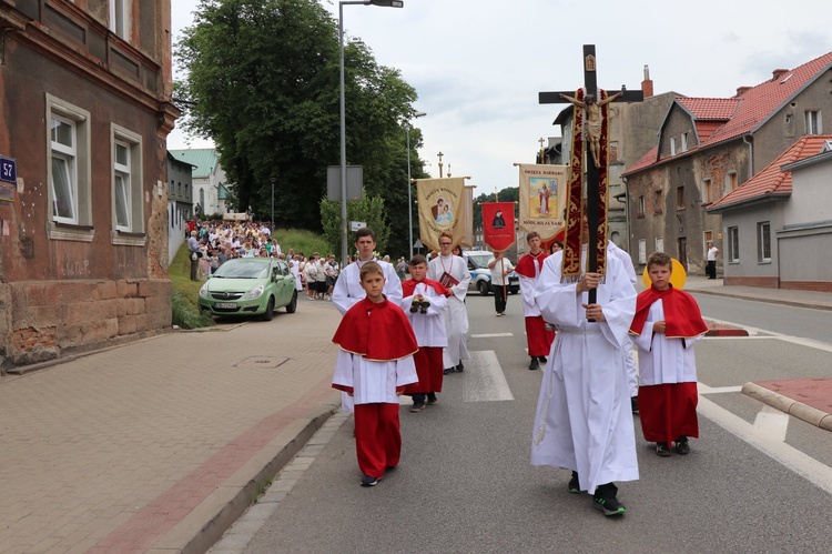 Boże Ciało u św. Barbary w Wałbrzychu