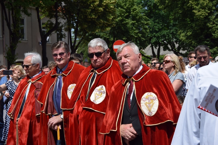 Boże Ciało w Łowiczu. Procesja.