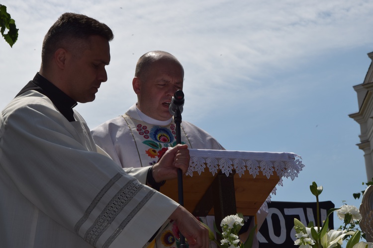 Boże Ciało w Łowiczu. Procesja.