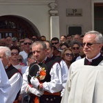 Boże Ciało w Łowiczu. Procesja.