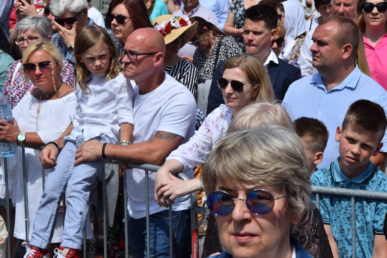 Boże Ciało w Łowiczu. Procesja.