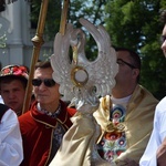 Boże Ciało w Łowiczu. Procesja.