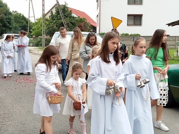 Procesja Bożego Ciała w Strzelcach