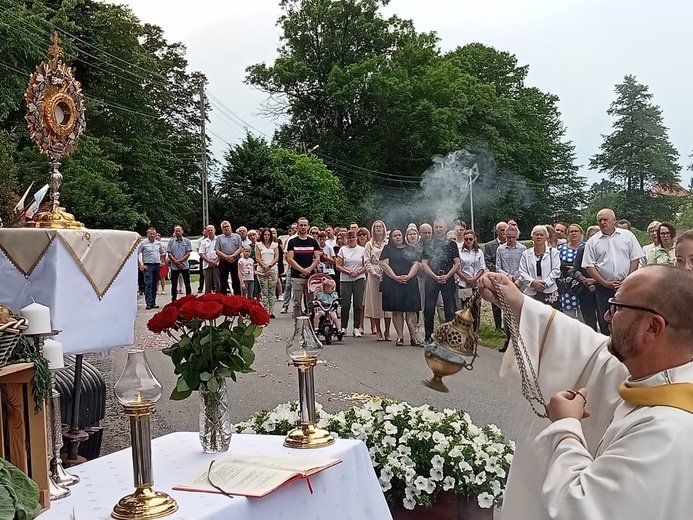 Procesja Bożego Ciała w Strzelcach