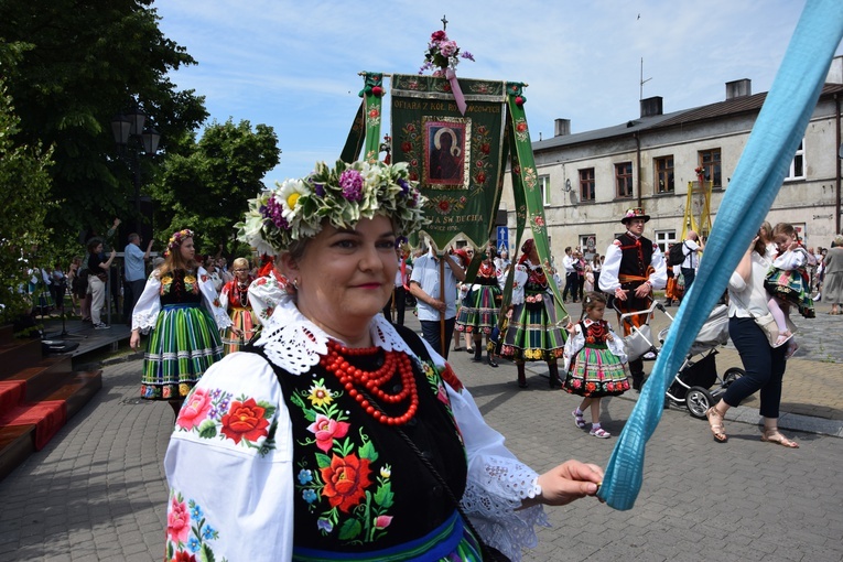 Boże Ciało w Łowiczu. Procesja.