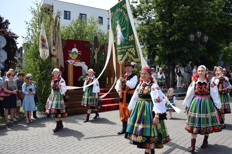 Boże Ciało w Łowiczu. Procesja.