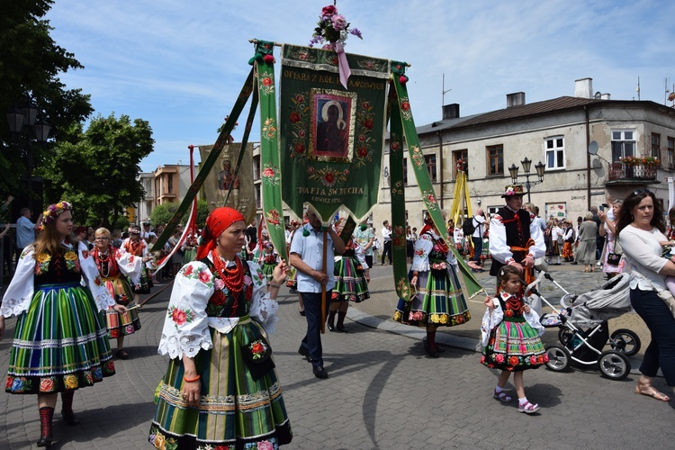 Boże Ciało w Łowiczu. Procesja.