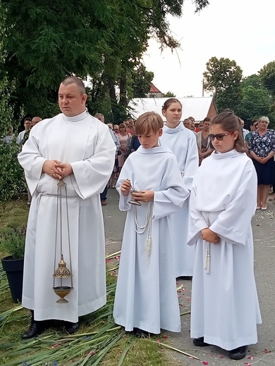 Procesja Bożego Ciała w Strzelcach