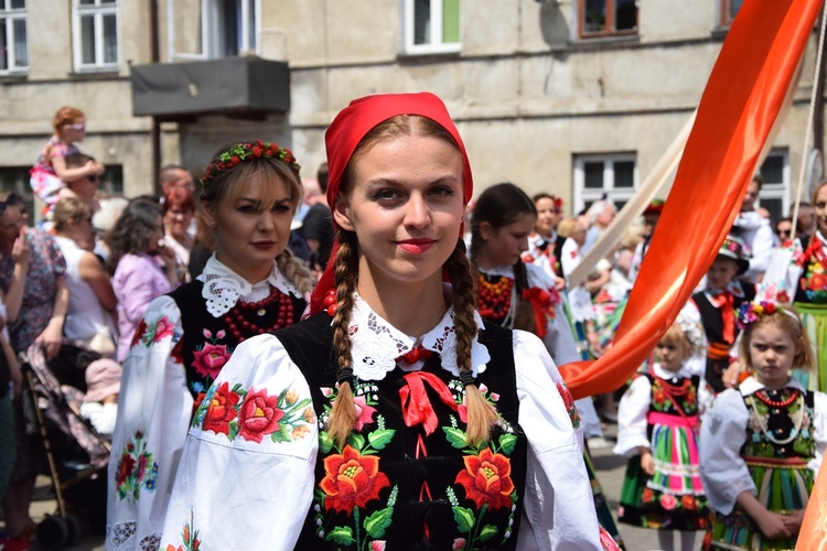 Boże Ciało w Łowiczu. Procesja.