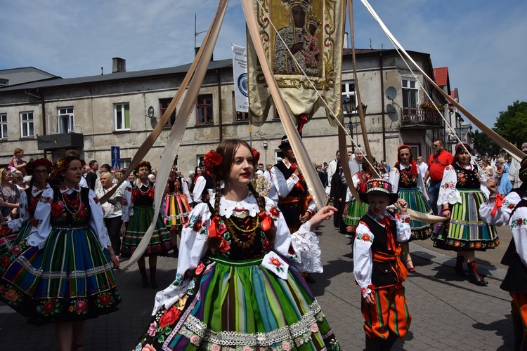 Boże Ciało w Łowiczu. Procesja.