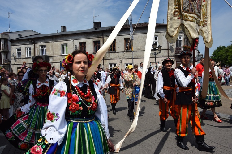 Boże Ciało w Łowiczu. Procesja.