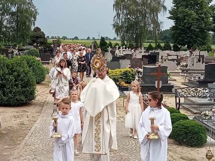 Procesja Bożego Ciała w Strzelcach