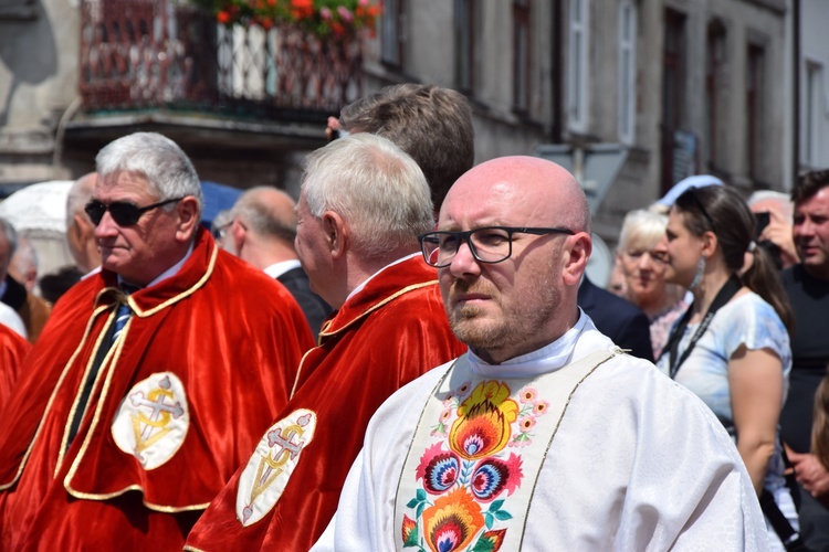 Boże Ciało w Łowiczu. Procesja.