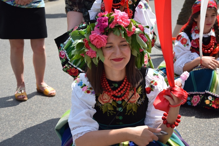 Boże Ciało w Łowiczu. Procesja.