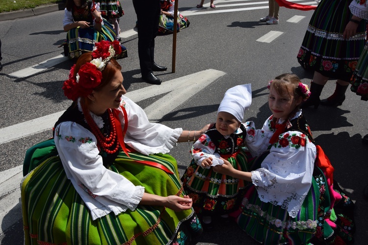 Boże Ciało w Łowiczu. Procesja.